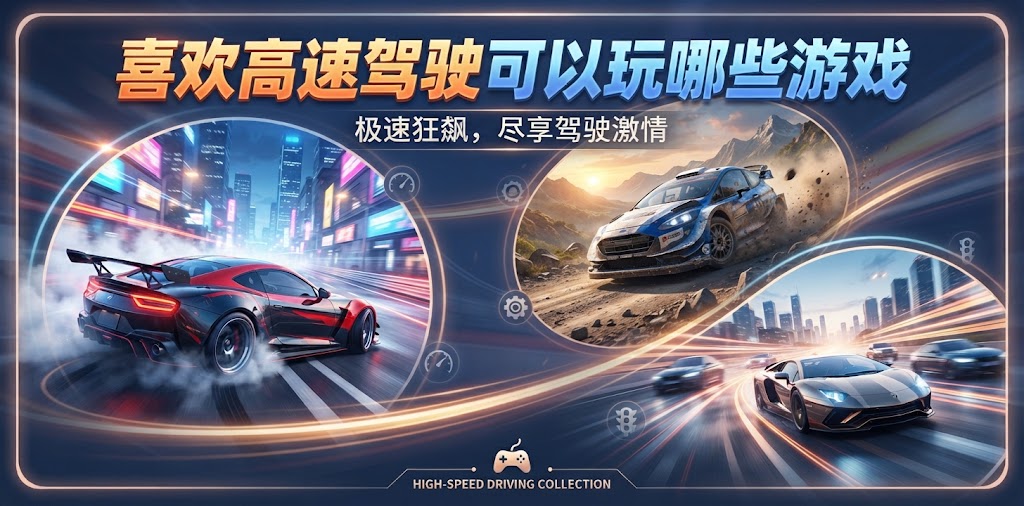 喜欢高速驾驶可以玩哪些游戏