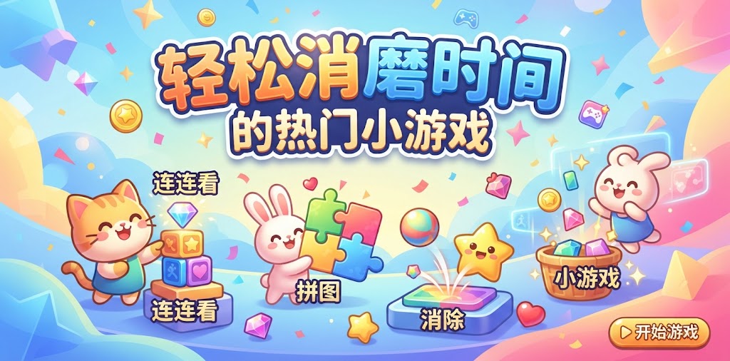 轻松消磨时间的热门小游戏