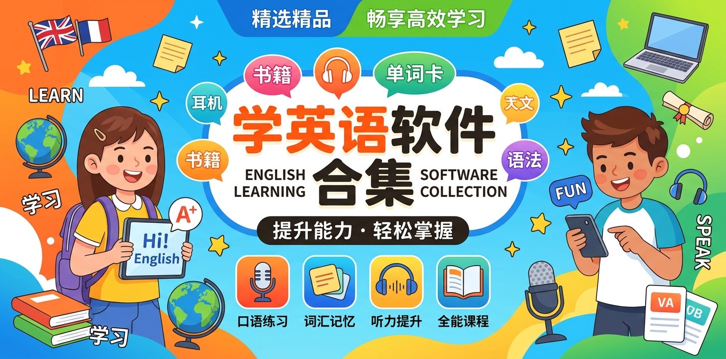 可以免费学英语的软件