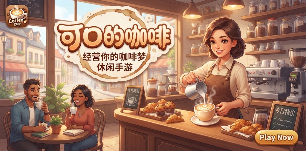 可口的咖啡