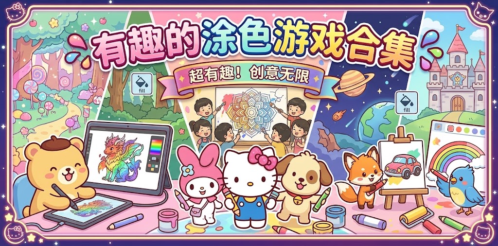 有趣的涂色游戏合集