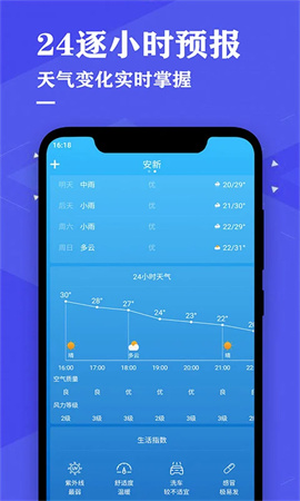 即时天气预报自定义版