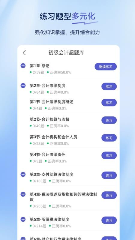 初级会计超题库定制版
