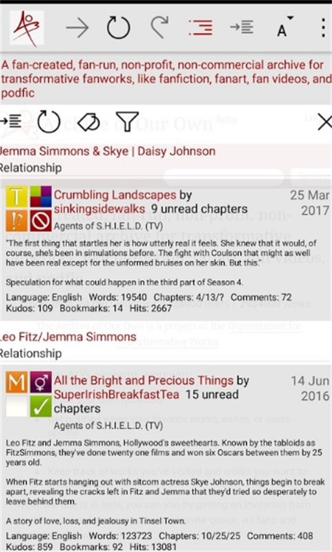 AO3-achieveofourown.老版本