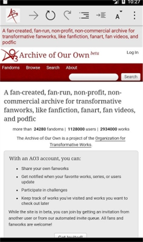 AO3-achieveofourown.手机版