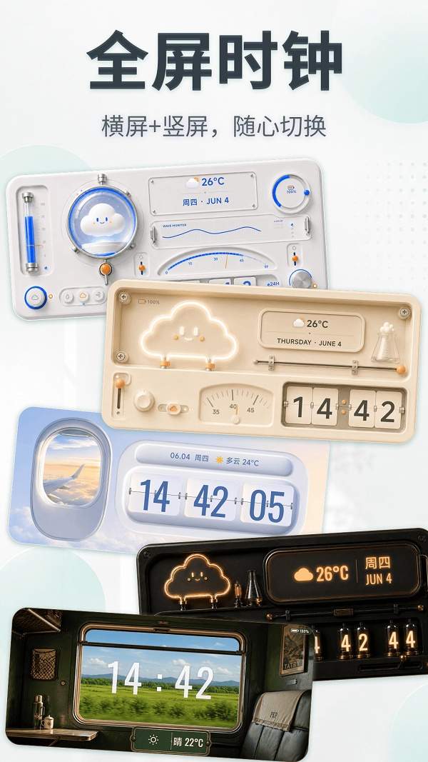 闹钟UClock桌面时钟定制版